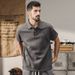 Men's Clothing Retro Heavy Short Sleeved Shirt Trendy Loose Lapel T Shirt_viptrois.com