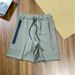 Men's Clothing 2024 Summer New Casual Sports Breathable Cotton Drawstring Front Side Zipper Multicolor Men's 172 Shorts_viptrois.com