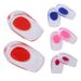 Thin Gel Heel Cushion Inserts - Shock Absorbing Foot Pads For Men & Women (Red/Blue, S/M/L) - Comfortable PU Heel Cups For Daily Wear_viptrois.com