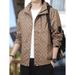Men's Lightweight Hooded Windbreaker Jacket – Water-Resistant Polyester Coat For Spring & Fall (S-4XL, Black/Pink/White/Khaki) Casual Outdoor Wear_viptrois.com