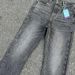 Men's Slim Bootcut Jean Selvedge Denim In Charcoal Black (Vintage Wash, Comfort Stretch, )_viptrois.com