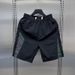 Men's Summer Thin Loose Straight Leg Shorts Korean Style Trendy Striped Quick Dry Sports Casual Five Point Pants_viptrois.com
