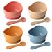 Mother & Kids Infant Silicone Bowl Baby Food Bowl Food Grade Children's Anti Fall Suction Cup Bowl Feeding Tableware Set_viptrois.com