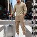 Men's Heavyweight Workout Jogger Set - Relaxed Fit Hoodie & Sweatpants For Fall/Winter, Casual Streetwear & Outdoor Workwear (S-Xxxl)_viptrois.com