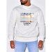 Polar Fleece Solid Color Round Neck Sweater Mens Candy Cotton Long Sleeve Working Clothes_viptrois.com