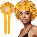 Hot Selling Printed Two Ribbon Elastic Women's Sleeping Cap Hair Care Cap Shower Cap Factory Direct Sales_viptrois.com
