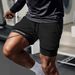 Men's Clothing Shorts Men's Professional Fitness Running Track And Field Basketball Training Three Point Pants_viptrois.com