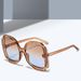 Butterfly Frame Sunglasses For Women – Large Hollow Square Design, UV400 Protection, Oversized High-End Fashion_viptrois.com
