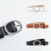 2024 Summer New Elliptical Japanese Button Dress Women's Fashion Simple Versatile Jeans Belt Women_viptrois.com