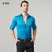 Men's Clothing Men's Wrinkle-Resistant Long Sleeve Shirt For Business & Casual Wear – Breathable, Lightweight & Comfortable Summer Office Shirt_viptrois.com