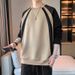 Men's Heavyweight Streetwear Hoodie – Korean-Inspired Crewneck Sweatshirt (M-3XL, Breathable Polyester, Anti-Pilling, Distressed Print)_viptrois.com