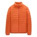 Men's Lightweight Down Jacket With 90% White Duck Down, Stand Collar Slim Fit Winter Coat For Casual & Urban Style_viptrois.com