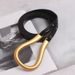 Solid buckle large and small horseshoe buckle belt women's belt decoration Internet celebrity same fashion U-shaped buckle waist seal trend_viptrois.com