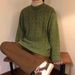 Couple Fried Dough Twists Sweater Men's Winter Thickened Men's Long Sleeve Knitwear Round Neck_viptrois.com