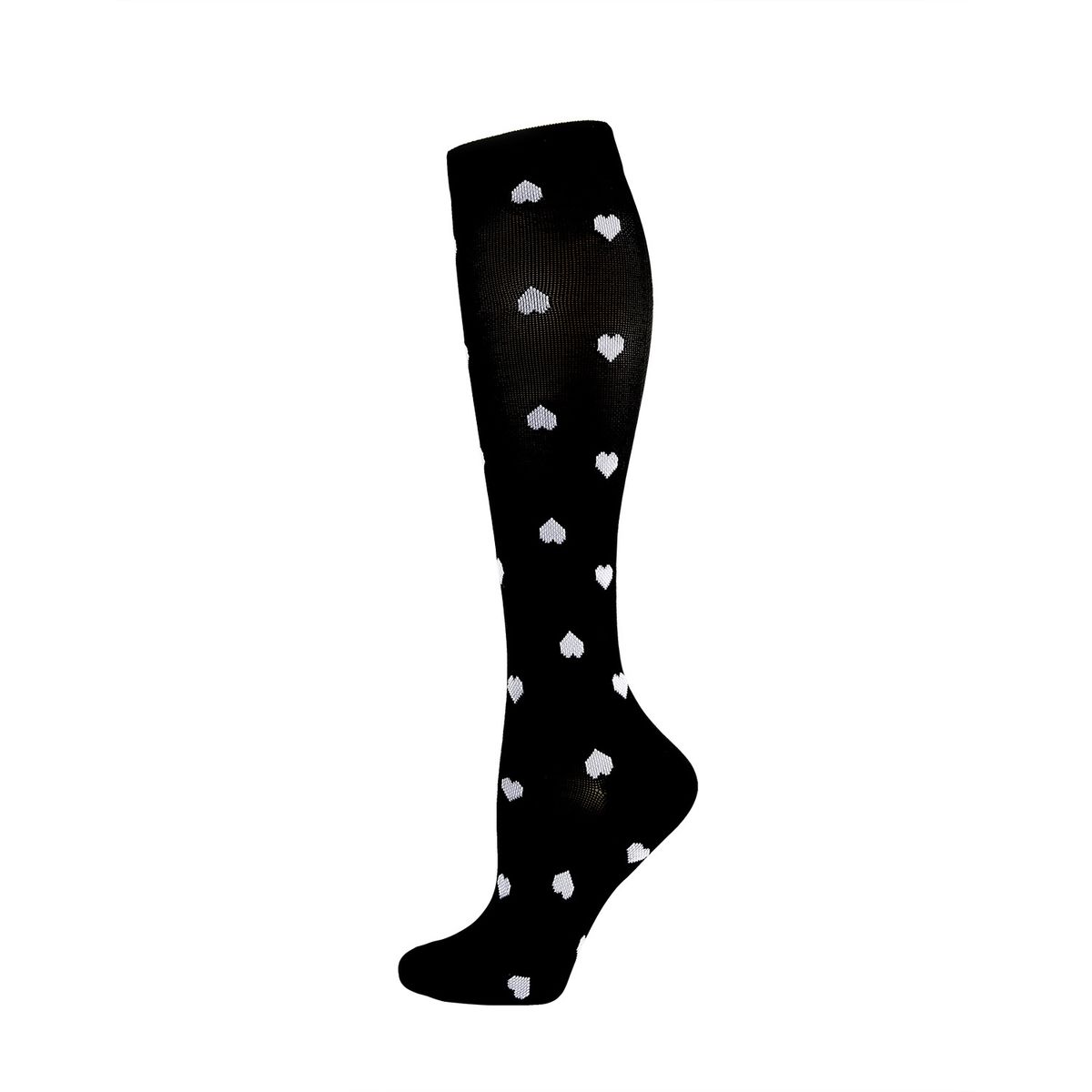 Summer sports compression socks Athletic socks stretch socks black and white stockings for men and women pressure socks_viptrois.com