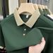 Men's Clothing New Fashion Casual Simple Lapel Men's T Shirt_viptrois.com