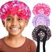 Cross Border Hot Selling Children's Silk Nightcap Bow Versatile Rainbow Unicorn Hat Bonnet One Piece Dropshipping_viptrois.com