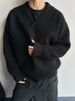 Pure 2025 Autumn New American Retro V-Neck Knitted Sweater Jacket Long Sleeve Commuter Style Inner Layer For Men_viptrois.com