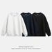 Pulse 380g Heavyweight Crew Neck Sweatshirt For Men, Autumn New Color-Block Rainbow Letter Embroidery Oversized Texture_viptrois.com