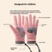 Children's Warm Gloves With Winter Velvet, Anti Slip Protection, Windproof, Outdoor Cycling, Student Roller Skating Sports Gloves_viptrois.com