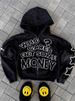 Men's 3D Print Zip-Up Hoodie - Streetwear Jacket With Bold Graphics, Oversized Fit (Black, S-XL)_viptrois.com