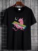 Analog Synth Cat Retro Synthesizer Music Producer Funny Gift T-Shirt Size S-5XL Homme Designer Clothes Comfortable Unisex Stretched Versatile_viptrois.com