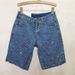 Men’s Clothing Goods Permed Diamond Raw Edge Jeans Women's Shorts Straight Pants Trend Spring And Summer New High Waist Versatile Shorts_viptrois.com
