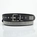 Men's Belts versatile cross-border retro square bead pyramid women's belt European and American punk jeans decorative belt for men_viptrois.com