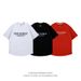Fashionable, casual, loose, high street ruffian, handsome, versatile round neck pullover with printed pure cotton,_viptrois.com