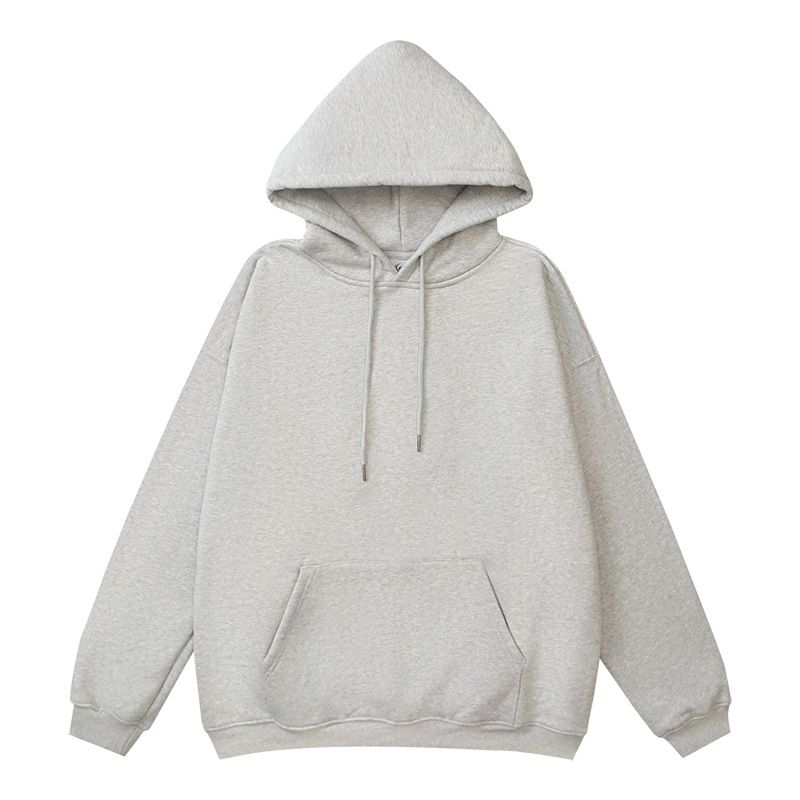 "Unisex Velvet-Lined Hooded Sweatshirt – Oversized Couple’s Style In 7 Colors | Black, Khaki, Camel | S-XL"_viptrois.com