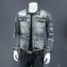 Men's Clothes Denim Jacket Embroidered Denim Biker Jacket_viptrois.com