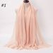 Hot Selling Cotton Linen Women's High-End Warm Spring Summer Solid Color Sun Protection Silk Muslim Headscarf Scarf_viptrois.com