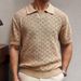 Men's Clothing Men's Casual Sweaters Fashion Swallowtail Collar Cool Silk Knitted POLO Shirt SY0028_viptrois.com