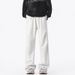 Men's American Style Straight Leg Sweatpants Loose Fitting Casual Sports Pants Trendy Wide Leg Floor Length Pants_viptrois.com