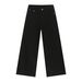 Men's Washed Loose Versatile Casual Straight Wide Leg Trousers_viptrois.com