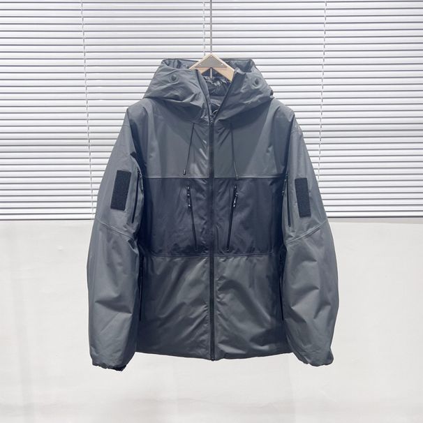 Men's Clothing Winter New Men's Hooded Thickened Warm Windproof Silk cotton Jacket_viptrois.com