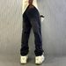 Men's Clothing Print High Street Fashion Brand Ins Design Jeans Loose Straight Washed Wide Leg Long Pants_viptrois.com