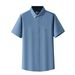 Paisenlong 2025 Summer New Collection 100% Cotton Embroidered Collar Striped Short Sleeved Men's Shirt 93A_viptrois.com