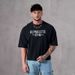 Oversize Cotton Extra Large Size Short Sleeves Heavy Shoulder Sleeves Square T-shirt Men's Fitness Casual Street_viptrois.com