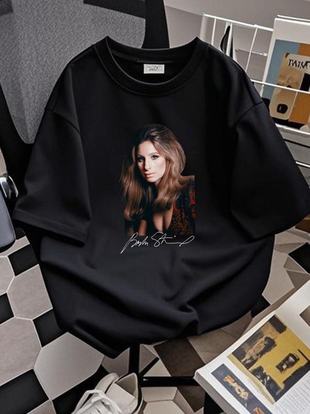 Hot Barbra Streisand Logo Country Music Unisex All Size T-Shirt 1NG192 Versatile Casual Top For Everyday Wear Summer Streetwear Slightly_viptrois.com