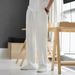 Men's Clothing Linen Pants Summer Thin Cotton And Linen Pants Summer Casual Straight Loose Trousers_viptrois.com