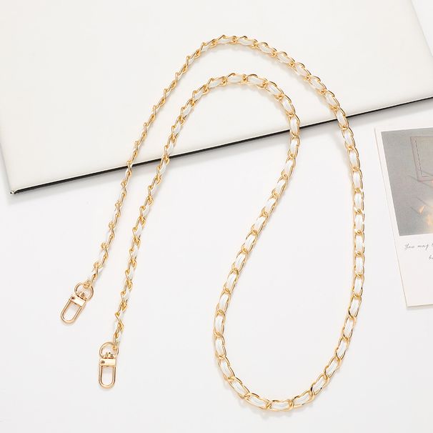 Shoulder Strap Hand-made Leather Diagonal Mobile Phone Chain Mobile Phone Shell Pendant Bag Chain Shoulder Strap Diagonal Female_viptrois.com