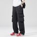 Men's Clothing Mountain Outdoor Overalls Men's Cross Border Multi Pocket Sports Functional Casual Trousers Assault Straight Paratrooper Pants_viptrois.com