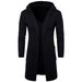 Pure Winter New Hooded Thickened Cardigan European Size Men's Solid Color Knitted Sweater Spring Autumn Jacket_viptrois.com