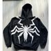 Men's Clothing European And American Autumn And Winter Foreign Trade Dark Street Trend Spider Print Men And Women Hooded Pullover Sweatshirt Wholesale_viptrois.com