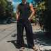 Men's Clothing Spring And Summer New Men's Casual Sports Suits Street Trend Sleeveless Vest Trousers Two Piece Suit_viptrois.com