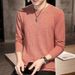 Pure Cross-Border Foreign Trade Dropshipping Bark Pattern Jacquard Round Neck Thin Knitted Sweater 2025 Spring Autumn_viptrois.com