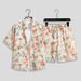 Hawaiian Style Shirt For Men Ins Summer Loose Short Sleeve Shorts Set Trendy Fashion Printed Pattern Couple Clothes_viptrois.com