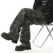 Camouflage Jeans Men's And Women's Autumn Heavy Tide Brand Loose And Old Deconstruction Straight Tooling Trousers_viptrois.com