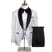 Men's Clothing Jacquard Three Piece Suit_viptrois.com